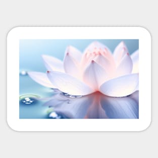 Lotus Flower Petal Nature Serene Calm Sticker